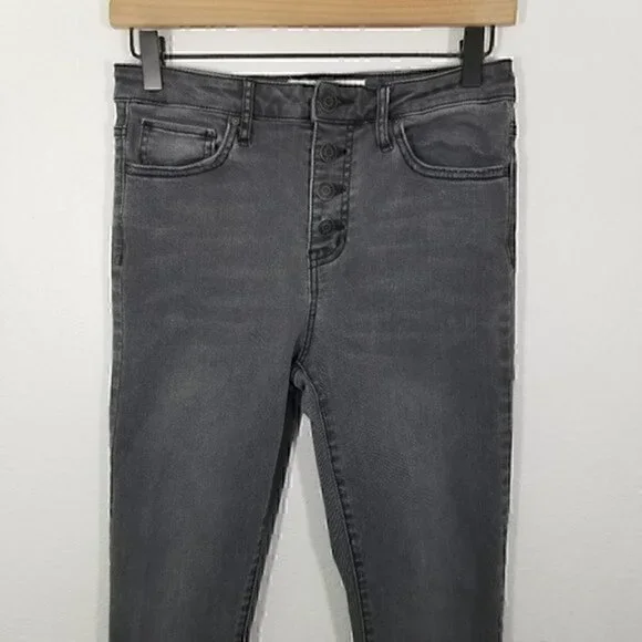 RSQ Manhattan High Rise Button Fly Stretch Jeans 7 - Picture 2 of 6